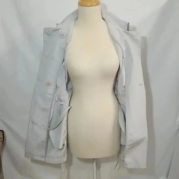 {Armani Exchange} Silver Color Trench Coat - Picture 13 of 16